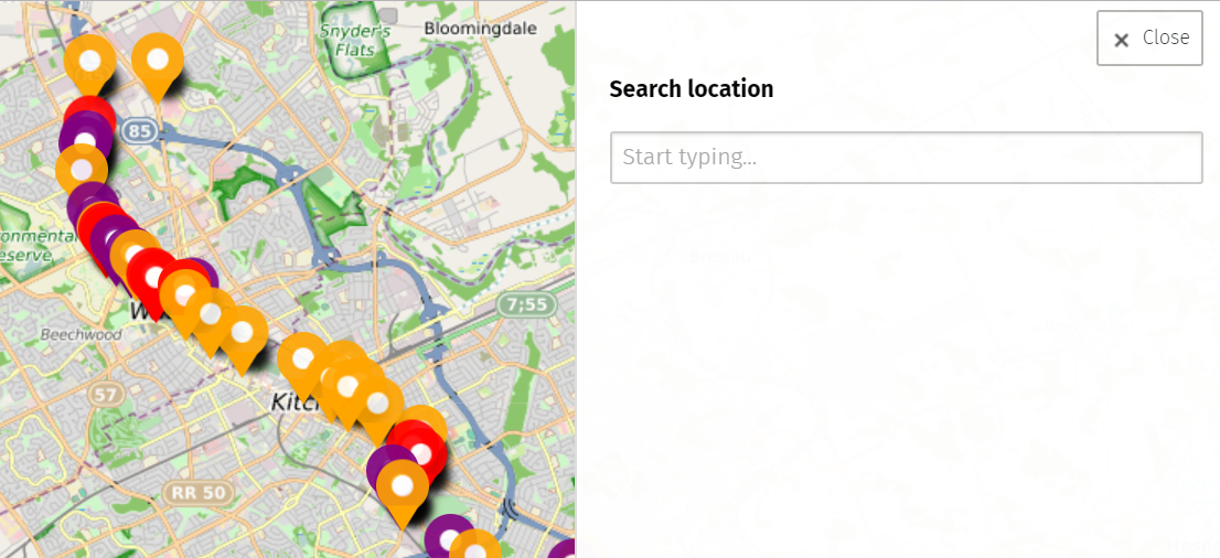 Search Locations 